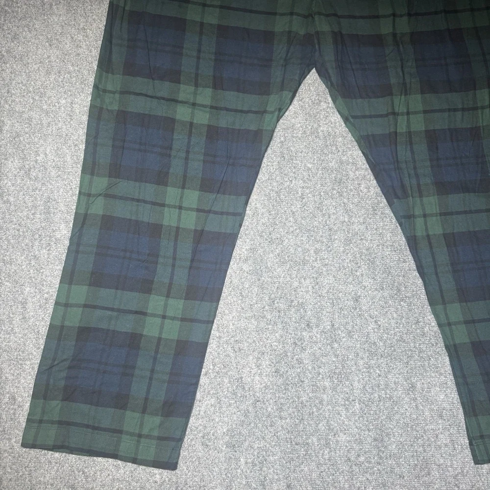 Polo Ralph Lauren Pants Mens 2XL Green Plaid Flannel Pajama Sleepwear Lounge